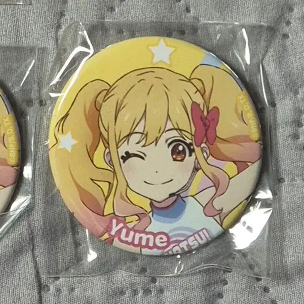 [BUNJANG] Aikatsu Stars! Yumé Planet DMM Kuji Can Badge / 아이엠스타 아이카츠 스타즈 플래닛 유메 DMM 쿠지 캔뱃지