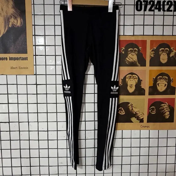 [BUNJANG] Adidas 3-Stripes Leggings Black XS / 아디다스 삼선 레깅스 블랙 XS 0724