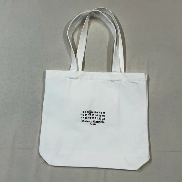 [BUNJANG] Maison Margiela Replica Canvas Tote Bag White / 메종 마르지엘라 레플리카 캔버스 토트백 화이트