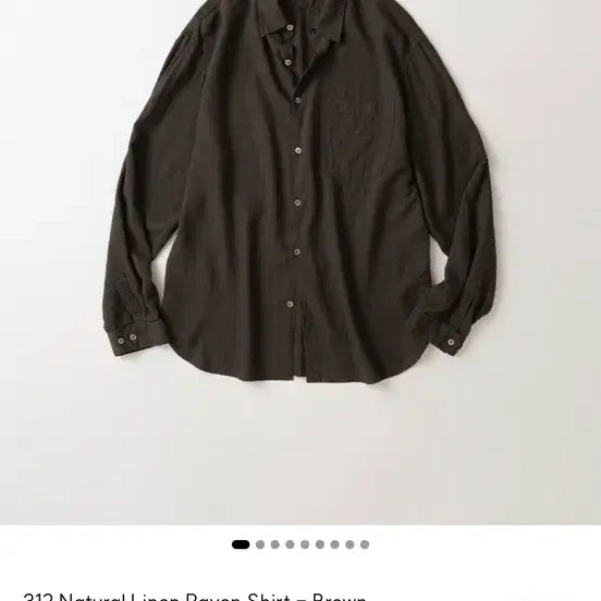[BUNJANG] My Library Linen Shirt Brown (M) / [구매] [m] 마이라이브러리 린넨셔츠 브라운