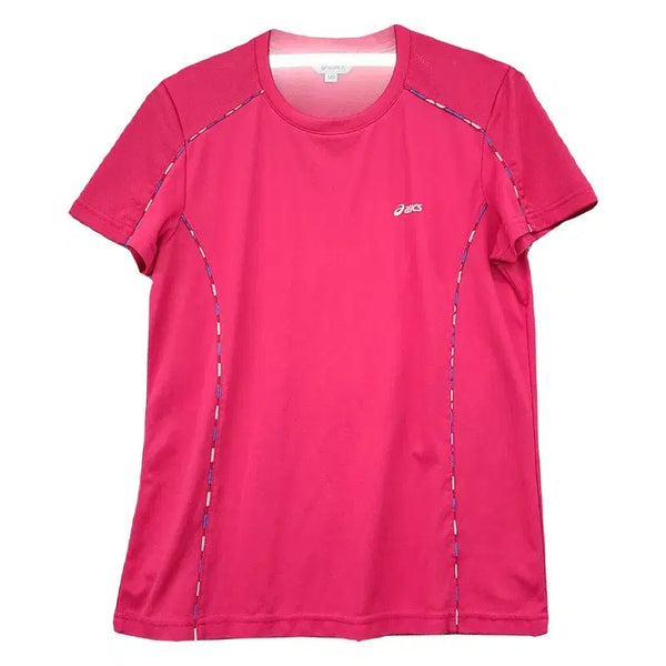 [BUNJANG] Asics Pink Functional Half-Sleeve T-Shirt Size 100 / 아식스 핑크 기능성 반팔티 100