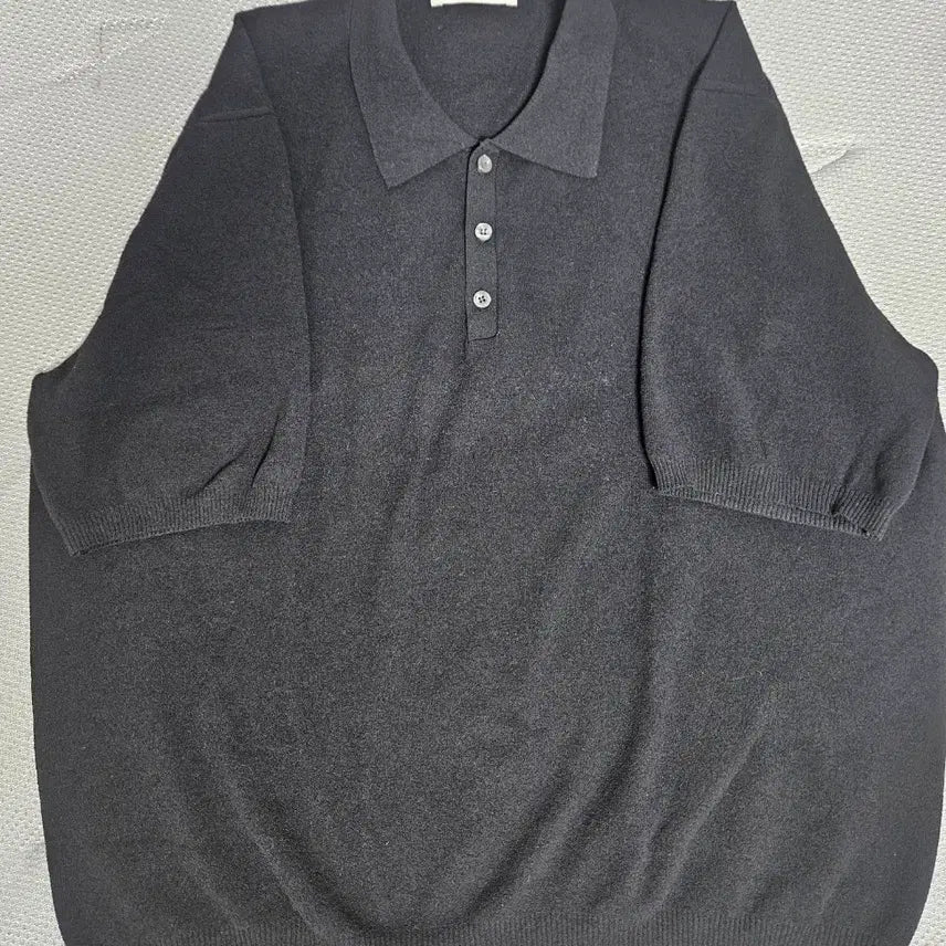 [BUNJANG] Bellier Collar Half Knit Black L / 벨리에 카라 하프니트 블랙 L