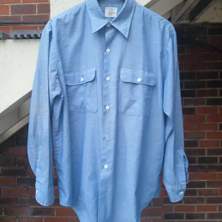 [BUNJANG] 1970s USA JC Penney Big Mac Chambray Work Shirt / 70s usa 빈티지 JC PENNEY big mac 샴브레이 워크셔츠