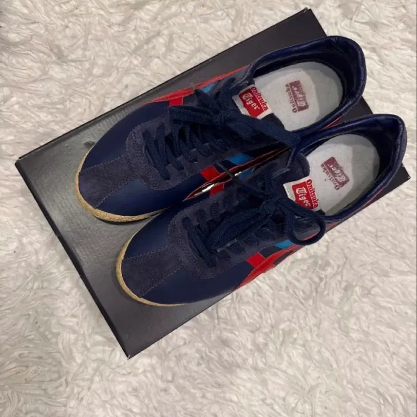 [BUNJANG] Onitsuka Tiger Mexico 66 Island Blue Navy Sneakers 245 / 오니츠카타이거 네이비 운동화 245