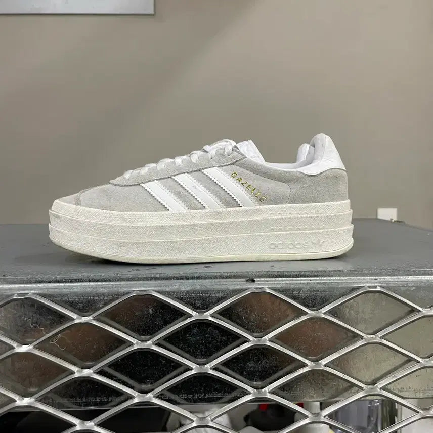 [BUNJANG] Adidas Gazelle Bold W Grey White / 아디다스 가젤 볼드 W 그레이 화이트 230