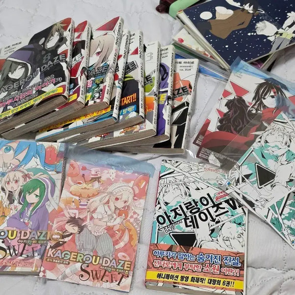 [BUNJANG] Kagerou Project / Mekakucity Actors Novels & Manga Bundle Set / 일부 특전 O) 아지랑이데이즈, 카게로우프로젝트 라노벨 코믹스 공식 앤솔로지