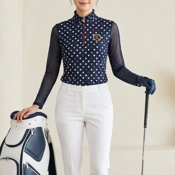 [BUNJANG] Elegance Sport Mesh Golf T-Shirt Women's Size 90 / [90]엘레강스스포츠 메쉬 골프티셔츠