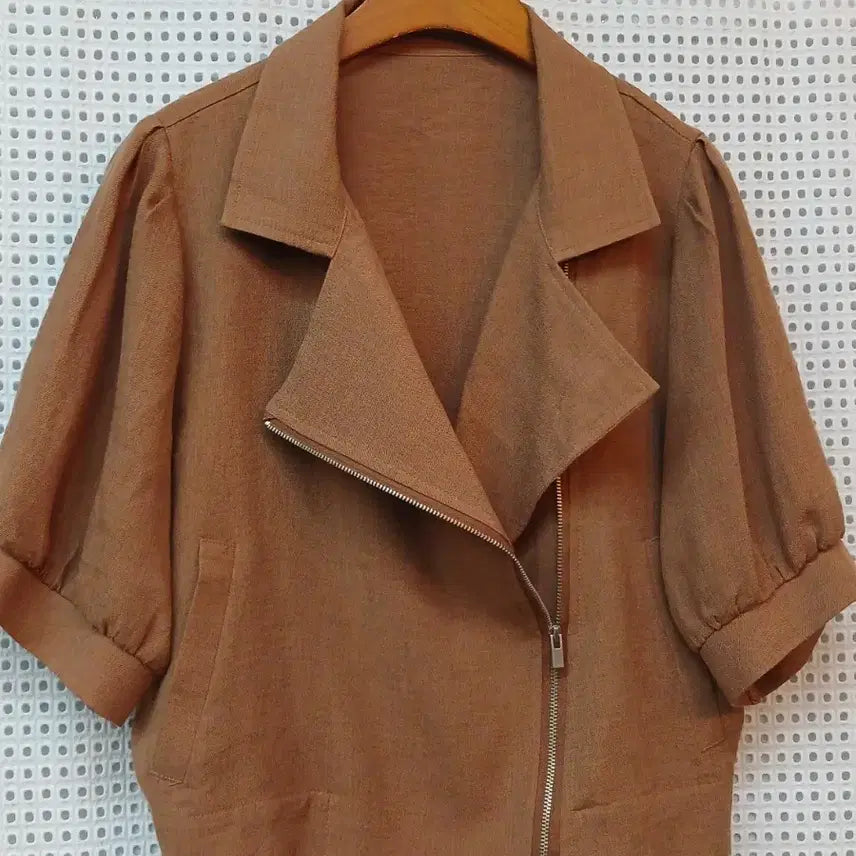 [BUNJANG] Brown Short Jacket (Size M) / 브라운 숏 자켓 M정도