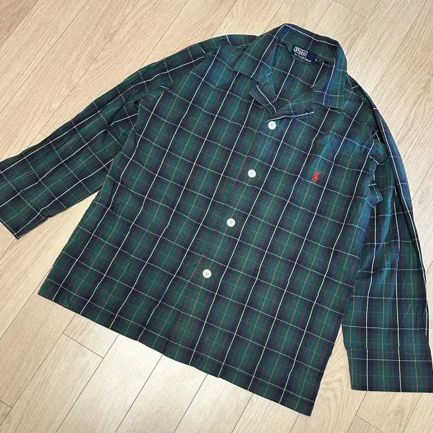 [BUNJANG] Polo Ralph Lauren Flannel Pajama Shirt L / 폴로 랄프로렌 플란넬 파자마 셔츠 L