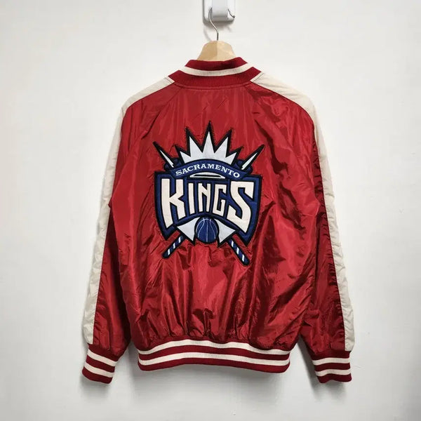 [BUNJANG] Sacramento Kings Logo Stadium Jacket / [L] NBA 새크라멘토 킹스 로고 스타디움 자켓