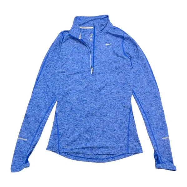 [BUNJANG] Nike Women's Blue Dri-FIT Half-Zip Running Top XS / 나이키 Nike 블루 드라이핏 하프집업 러닝 탑 XS