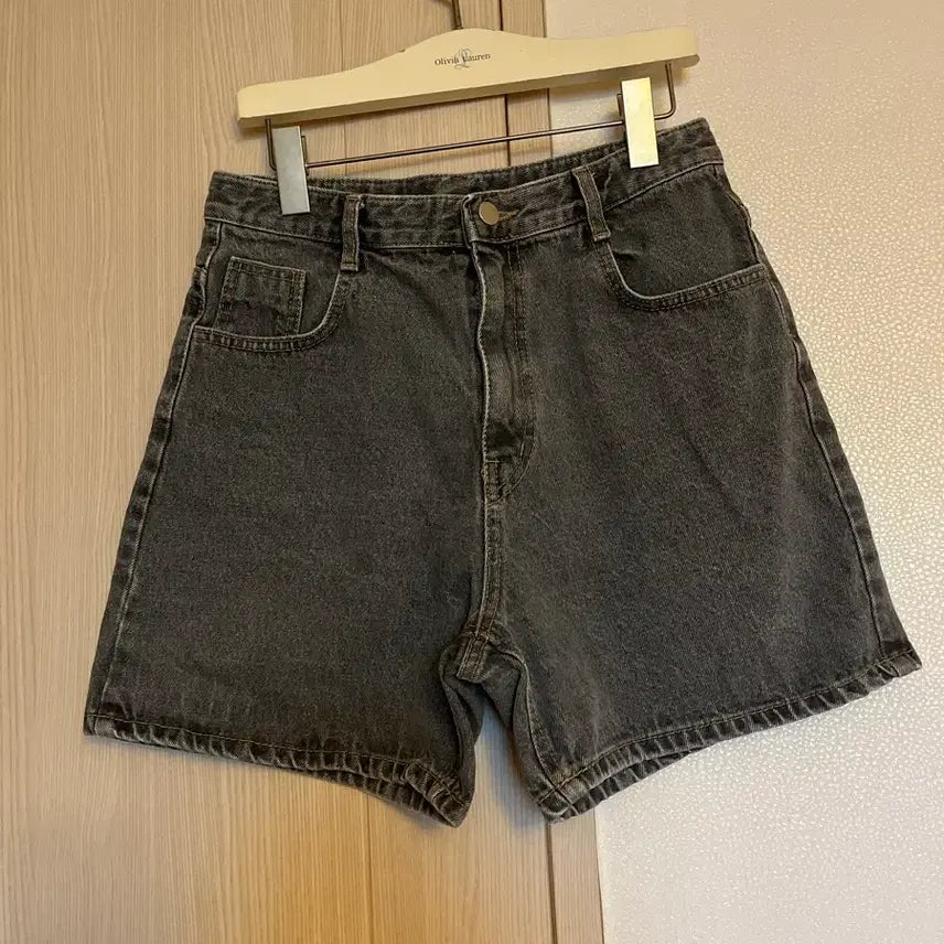 [BUNJANG] Denim Short Pants (Size L 28-29) / 28-29 L 그레이 데님 숏팬츠 (P21)