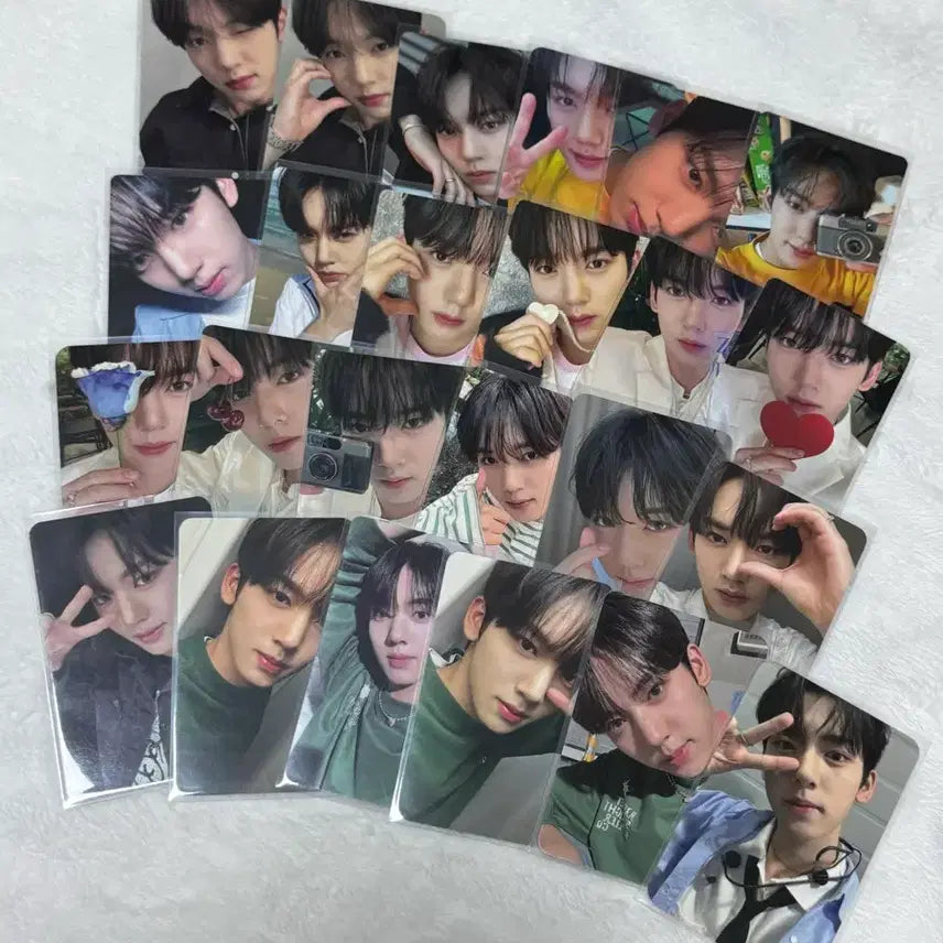 [BUNJANG] &TEAM Yujin Photocard Bundle Set POB / 앤더블 AND2BLE 한유진 포카 미공포 특전 일괄 양도