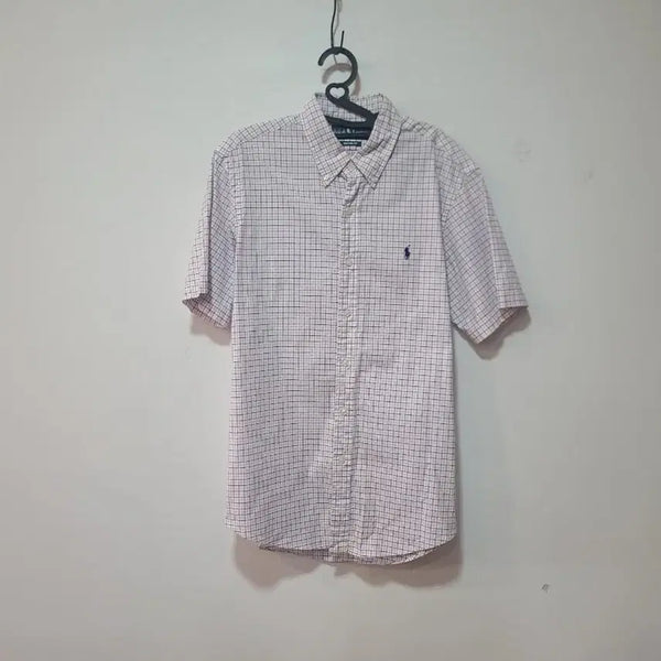 [BUNJANG] Polo Ralph Lauren Checked Short Sleeve Shirt / 폴로 랄프로렌 체크 반팔 셔츠