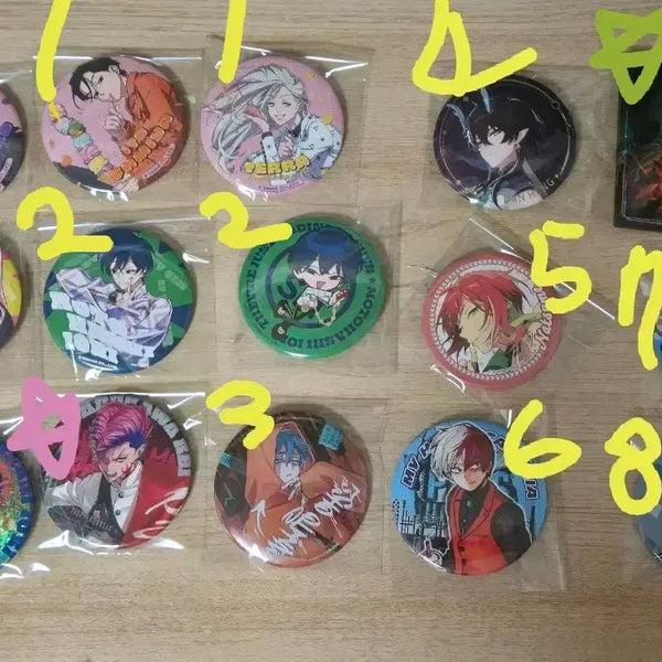 [BUNJANG] Ensemble Stars, Honkai Star Rail, My Hero Academia, Bungo Stray Dogs Character Badges / 남캐 뱃지 판매합니다!