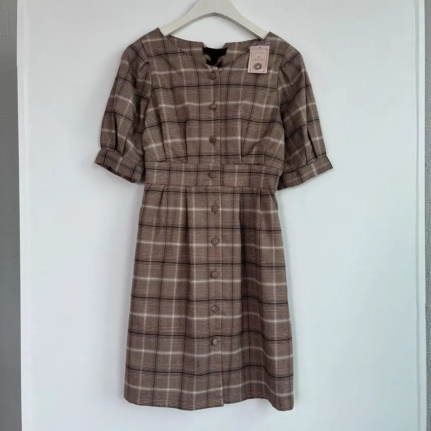 [BUNJANG] MAJESTIC LEGON Check Lace-up Ribbon Dress Japanese Vintage / (새상품) MAJESTIC LEGON 체크 레이스업 리본 원피스 일본 빈티지