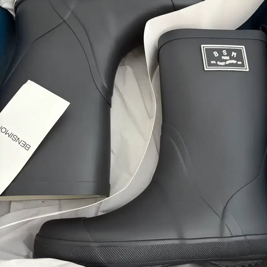 [BUNJANG] Bensimon Mid-Length Rain Boots - Midnight Navy (240) / 새상품)벤시몽 레인부츠 240