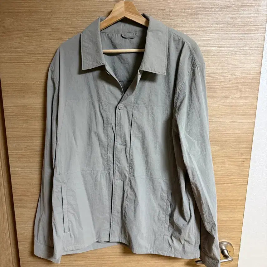 [BUNJANG] Concept One Giordano Grey Shirt Jacket XL / [XL] 지오다노 컨셉원 그레이 셔츠 자켓