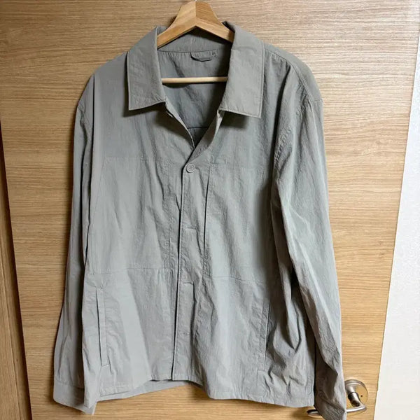 [BUNJANG] Concept One Giordano Grey Shirt Jacket XL / [XL] 지오다노 컨셉원 그레이 셔츠 자켓