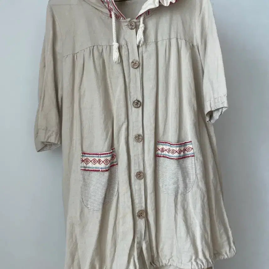 [BUNJANG] Linen Hooded Jumper / 린넨 후드