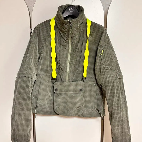 [BUNJANG] Lululemon Cropped Windbreaker Jacket Olive Green / 룰루레몬 크롭 바람막이 자켓 올리브 그린 2