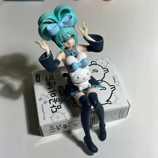 [BUNJANG] Sega Hatsune Miku Cinnamoroll Collaboration Noodles Stopper Figure / 세가 하츠네 미쿠 피규어 시나모롤 콜라보 누들스토퍼