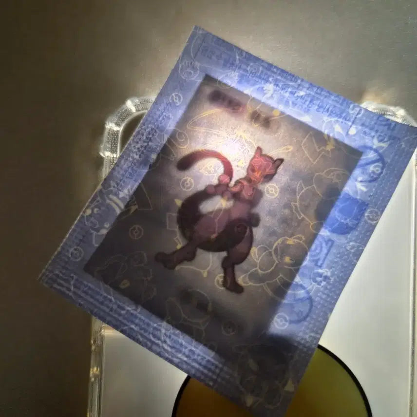 [BUNJANG] Pokemon Mewtwo #150 Sealed Ttibs Seal / 포켓몬스터 뮤츠 150번 미개봉 띠부씰