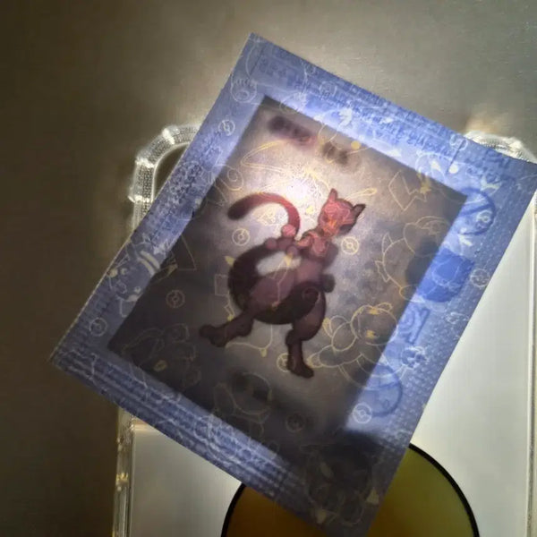 [BUNJANG] Pokemon Mewtwo #150 Sealed Ttibs Seal / 포켓몬스터 뮤츠 150번 미개봉 띠부씰
