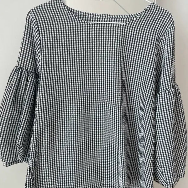 [BUNJANG] Puff Sleeve Blouse / 퍼프소매상의