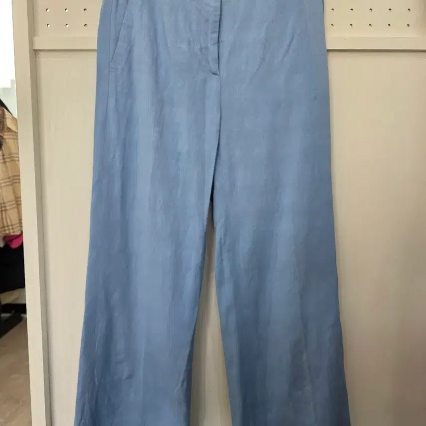[BUNJANG] Alberto Viani Women's Wide Leg Pants Blue 38 / 알베르토 비아니 와이드 팬츠 38 블루 여성