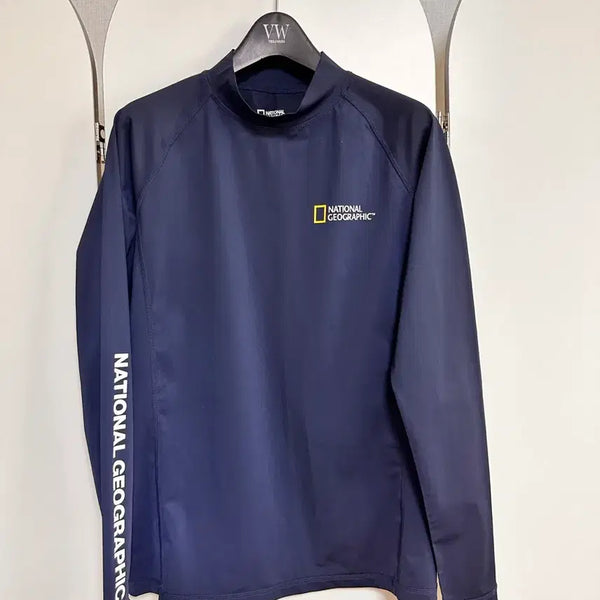 [BUNJANG] National Geographic Navy Long Sleeve Swimsuit Size M / 내셔널지오그래픽 네이비 M 사이즈 긴팔 수영복