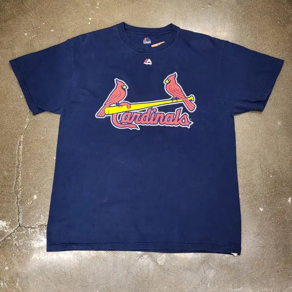 [BUNJANG] Majestic St. Louis Cardinals Short Sleeve T-Shirt Vintage / 미국빈티지 마제스틱 세인트루이스 카디널스 반팔티