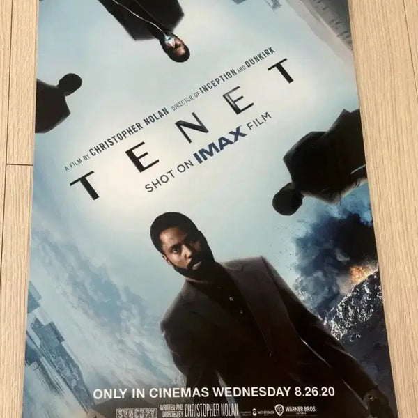 [BUNJANG] Christopher Nolan Tenet IMAX Poster (A3) / [전용박스포장]영화 크리스토퍼놀란 테넷 아이맥스 포스터(A3)