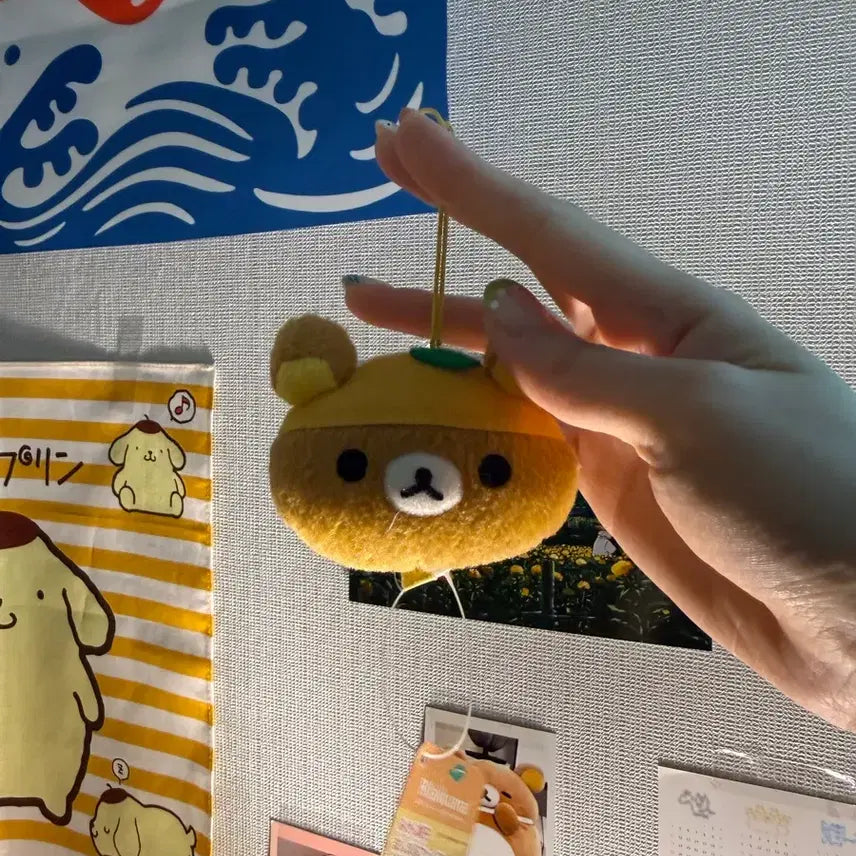 [BUNJANG] San-X Rilakkuma Orange Charm / 산엑스 귤 리락쿠마 키링