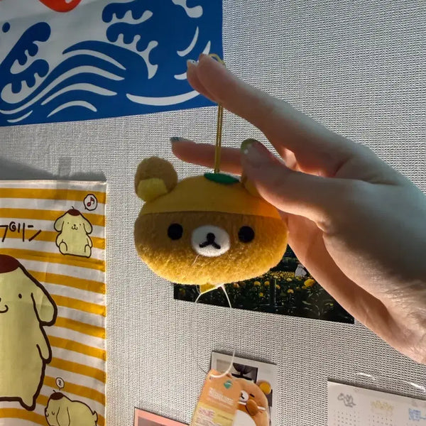[BUNJANG] San-X Rilakkuma Orange Charm / 산엑스 귤 리락쿠마 키링