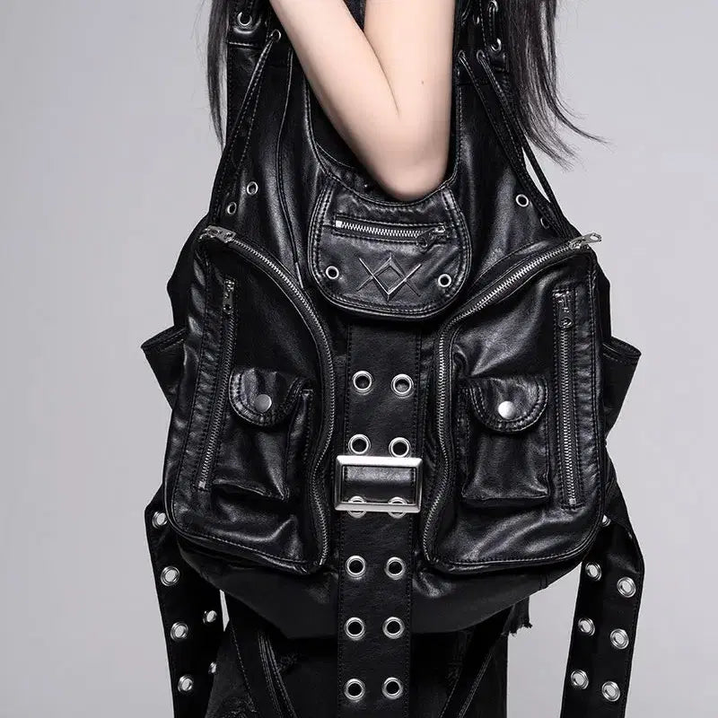 [BUNJANG] REFLEM 2-Way PU Leather Shoulder Bag / REFLEM 레플렘 2way PU 레더 숄더백 가방