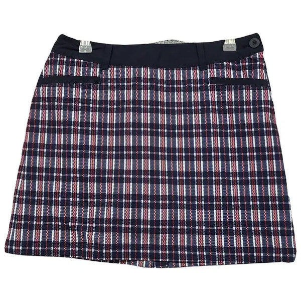 [BUNJANG] Renoma Check Navy Mini Skirt / 레노마 체크 네이비 미니 스커트 67