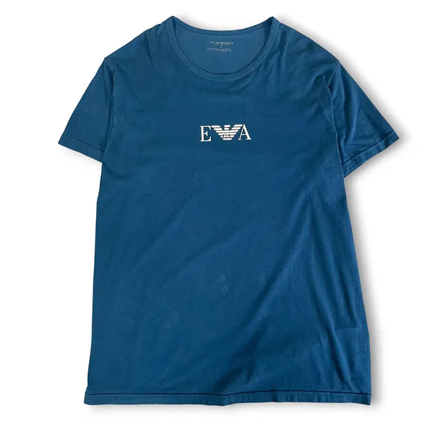 [BUNJANG] Emporio Armani Deep Blue EA Logo Short Sleeve T-Shirt XL / 엠포리오 아르마니 딥블루 EA로고 반팔티 XL