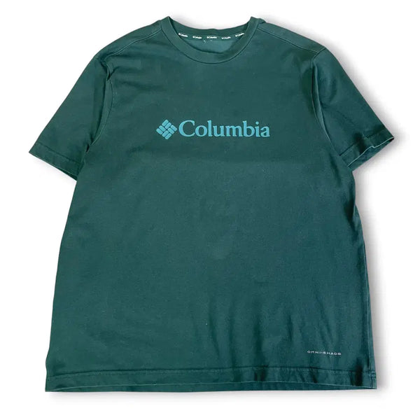 [BUNJANG] Columbia Deep Green Big Logo Short Sleeve T-Shirt 2XL / 콜롬비아 딥그린 빅로고 반팔티 2XL