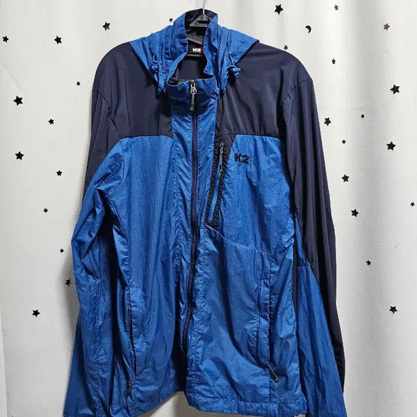 [BUNJANG] K2 Men's Windbreaker Jacket Blue / K2 바람막이 블루