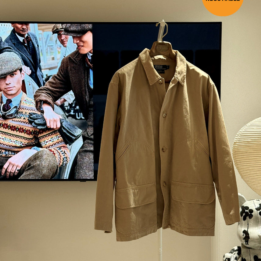 [BUNJANG] Polo Ralph Lauren Work Jacket Beige L / 폴로 WORK JACKET(L)