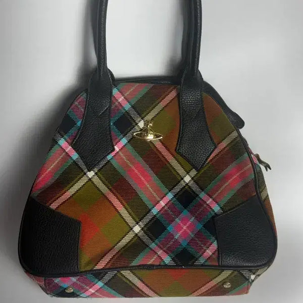 [BUNJANG] Vivienne Westwood Vintage Tartan Shoulder Bag / 비비안웨스트우드 빈티지 타탄 핸드백