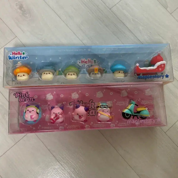 [BUNJANG] MapleStory Orange Mushroom Set & Pink Bean Set Bundle / 메이플스토리 주황버섯세트 핑크빈세트 일괄