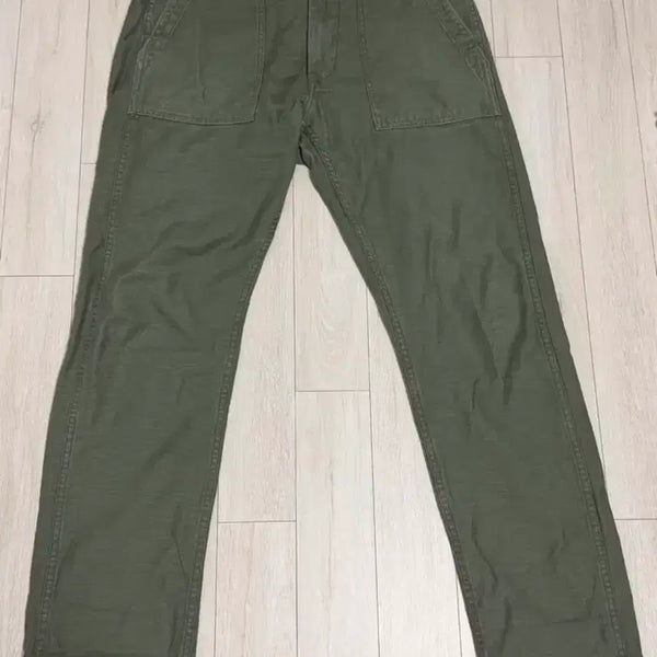 [BUNJANG] orslow Slim Fit Fatigue Pants Khaki Size M (32) / 오어슬로우 퍼티그 팬츠 카키 M 32 3사이즈 슬림