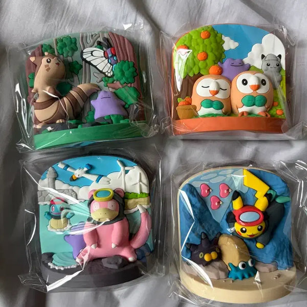 [BUNJANG] Pokemon Jeju Limited Edition Magnet Set (4 Types) / 포켓몬 제주 마그넷 4종 일괄