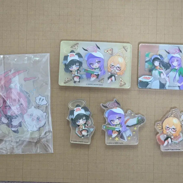 [BUNJANG] Blue Archive Acrylic Stand Collab Goods / 블루아카이브 아크릴 스탠드 코롯토 블럭 파파존스 콜라보 굿즈