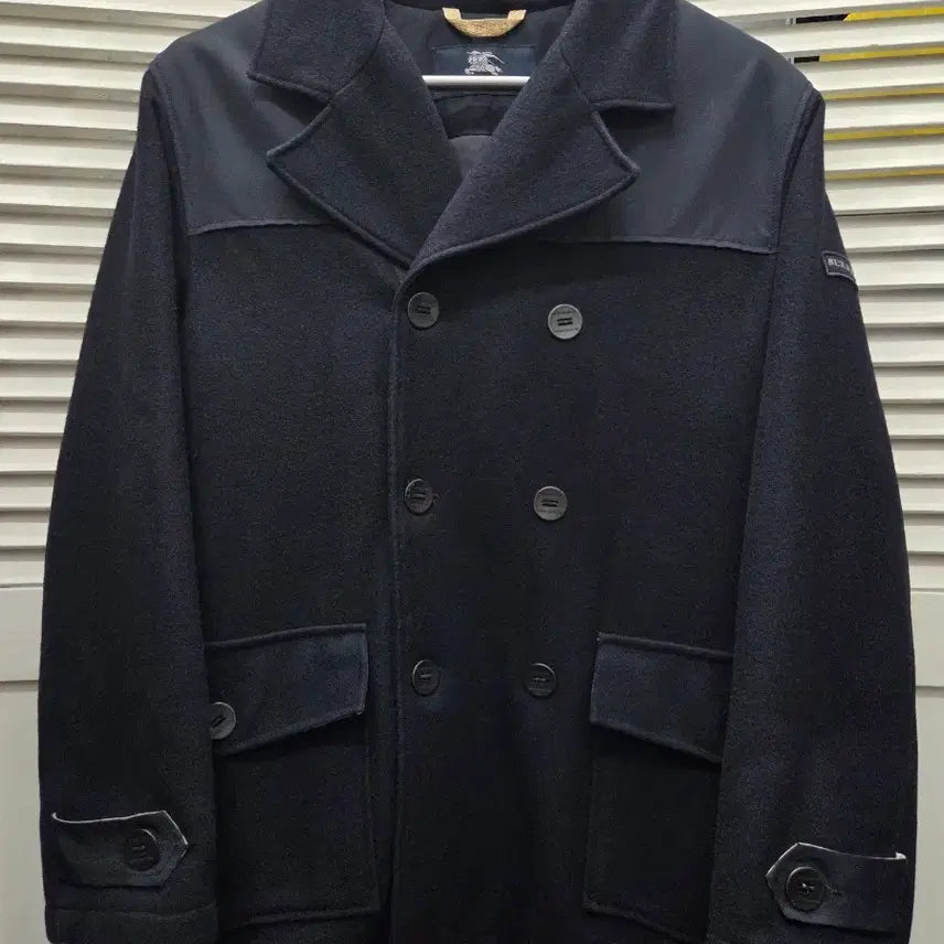 [BUNJANG] Burberry Dark Navy Wool Peacoat / 버버리 다크네이비 울 피코트