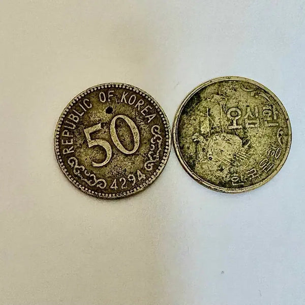 [BUNJANG] South Korea 1958 50 Hwan Coin / 서기 1958년 50환