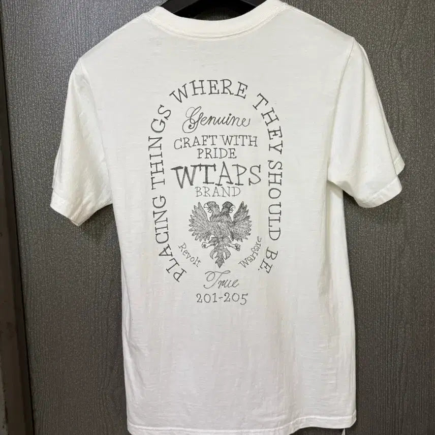 [BUNJANG] WTAPS Graphic Print Short Sleeve T-Shirt Size S / 더블탭스 반팔 1사이즈