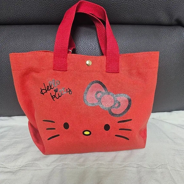 [BUNJANG] Hello Kitty Red Tote Bag / 헬로키티 토트백 레드(정품)